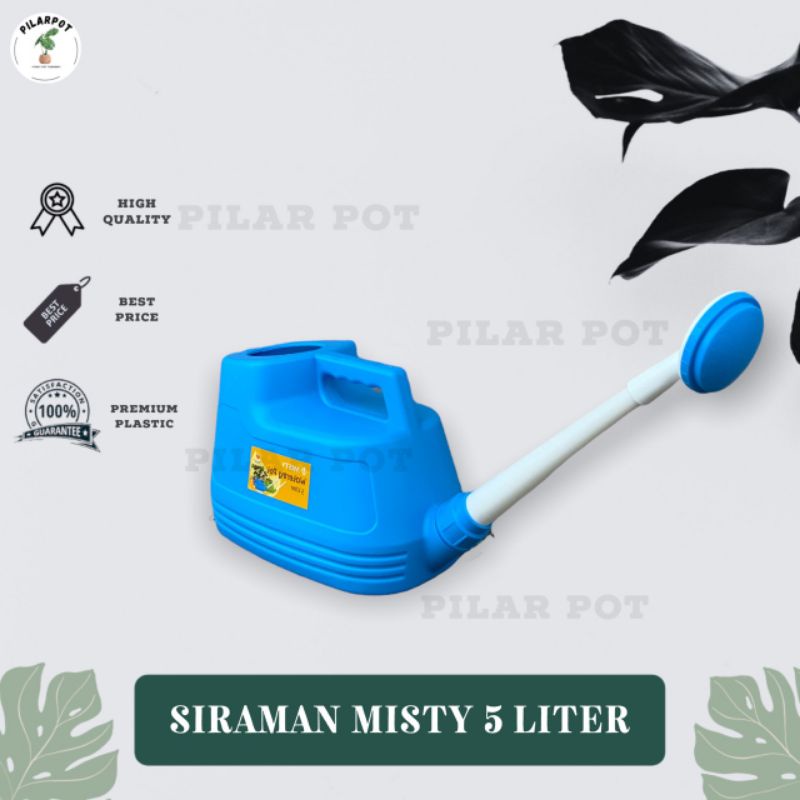 SIRAMAN TANAMAN WATERING POT MISTY 5 LITER PENYIRAM TANAMAN - BIRU MUDA