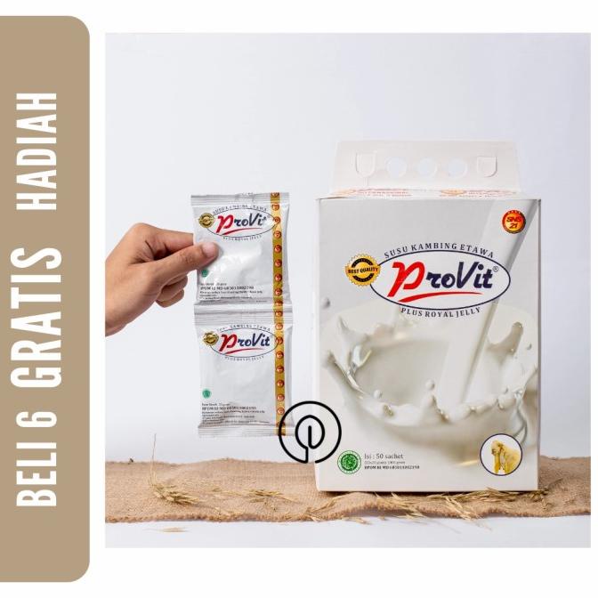 

BAYAR COD Susu Kambing Etawa Provit Royal Jelly - 1/2 box