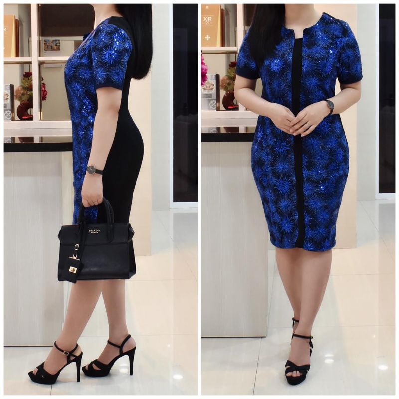 Dres mewah bahan scuba import