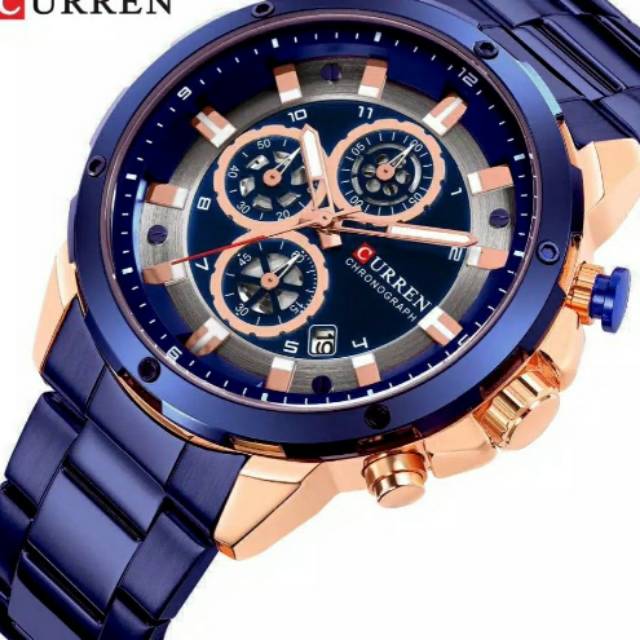 Jam Tangan Pria Chrono aktif  Original + kotak Original