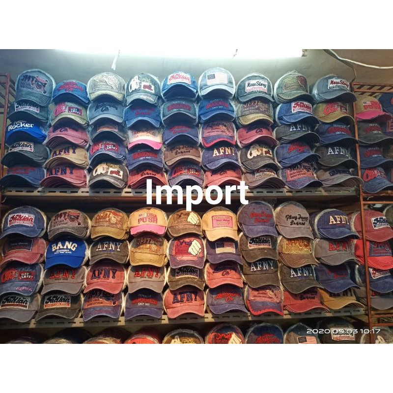 TOPI IMPORT baseball GROSIR