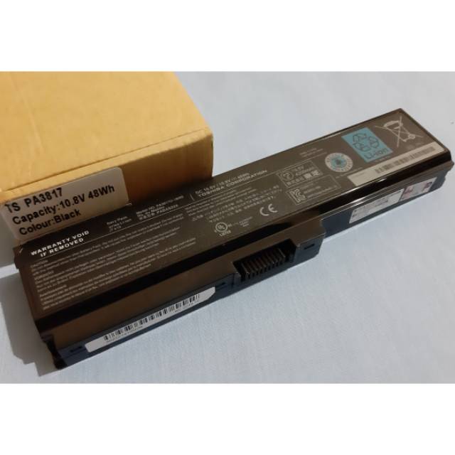 ORIGINAL BATERAI TOSHIBA PA3817U PA3817 A600 C600 C640 L600 L635 L645 M600 L700 L730 L740 L745 L770 L515 L630 L635 L640 L645 L650 L655 L700 L730 L735 L740 L745 L750 L755 L310 L311 L312 L315 L317 L322 L323 M300-600 M300-700-R M300-900 M300-J00 M300-ST3401