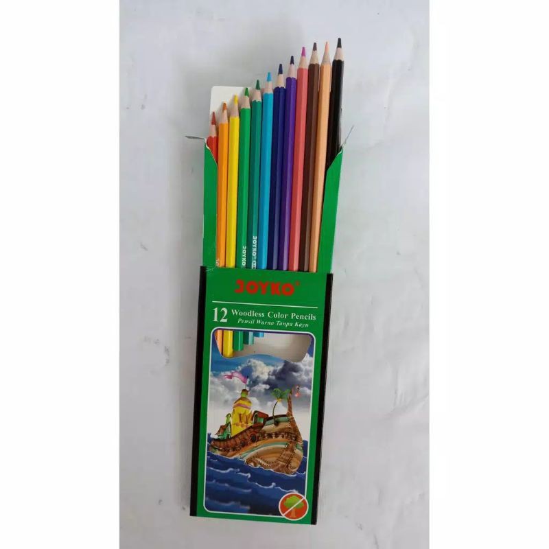 

PENSIL WARNA PANJANG 12 WARNA JOYKO CP-103