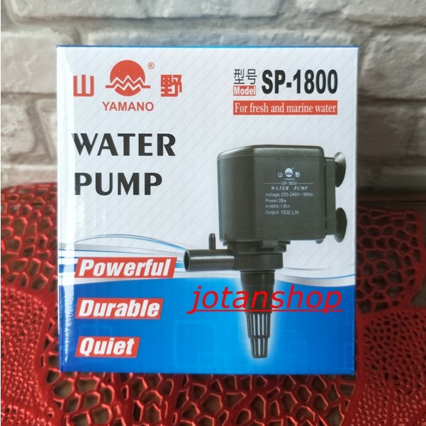 YAMANO SP1800 SP 1800 pompa celup power head aquarium aquascape kolam hidroponik