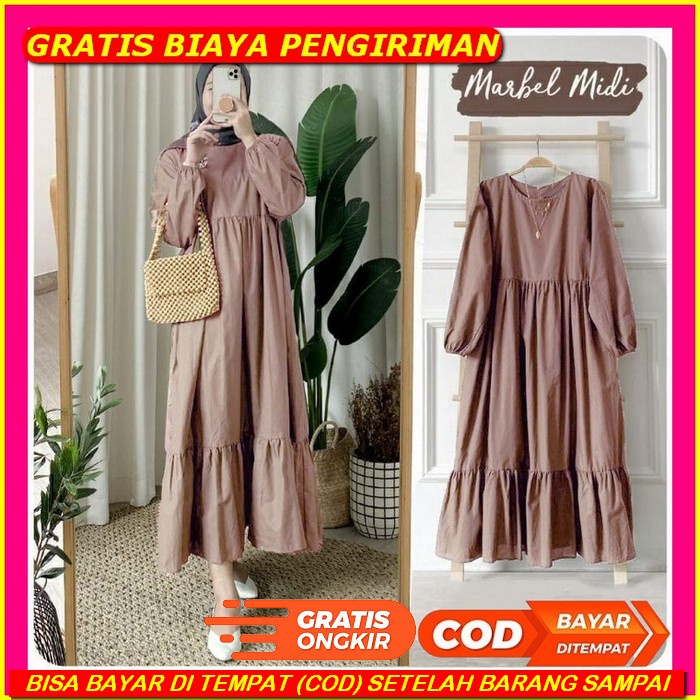 Set Baju Muslim Wanita Remaja Dewasa Terbaru 2022 Model Kekinian Edisi Lebaran Setelan Tunik Setcel 