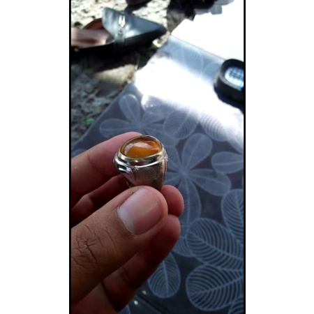 kolpri Preloved batu red raflesia bengkulu dan anggur solar batu raja ring alpaka