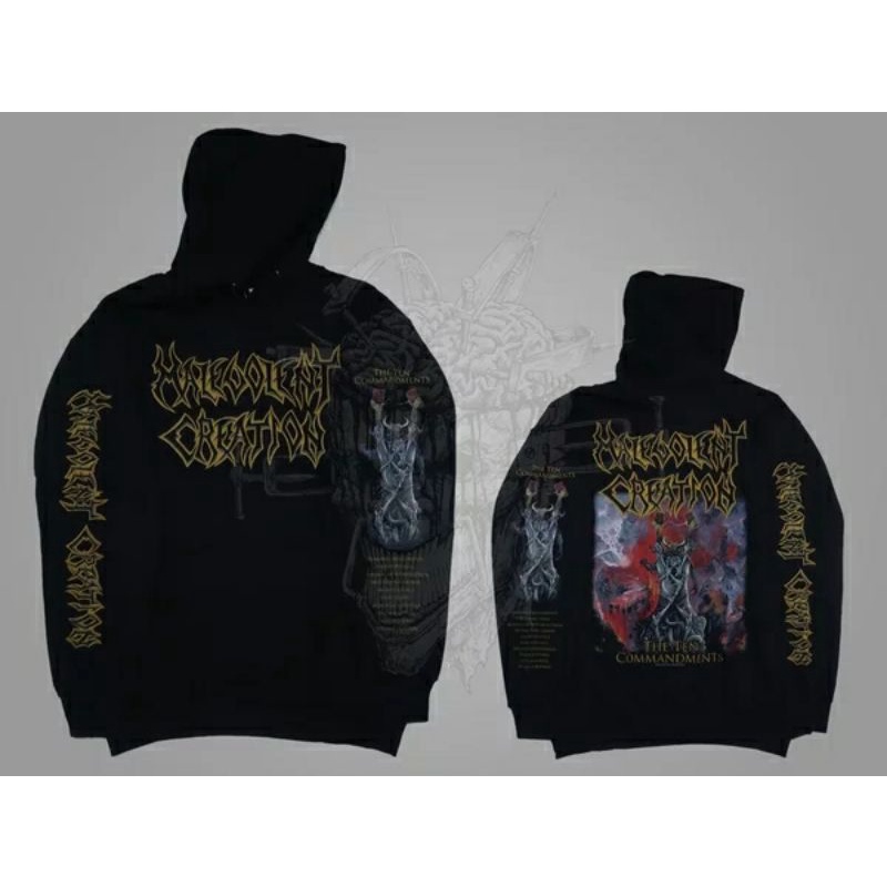HOODIE - MALEVOLENT CREATION - The Ten Commandments