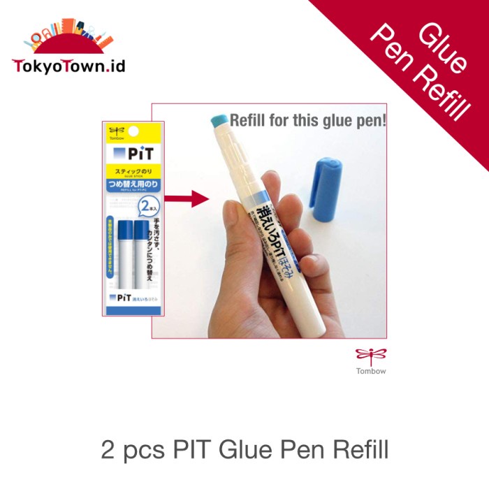 

Cherry | Glue-Stick-Pen Refill Tombow PIT 2pcs. # scrapbooking, journal, craft