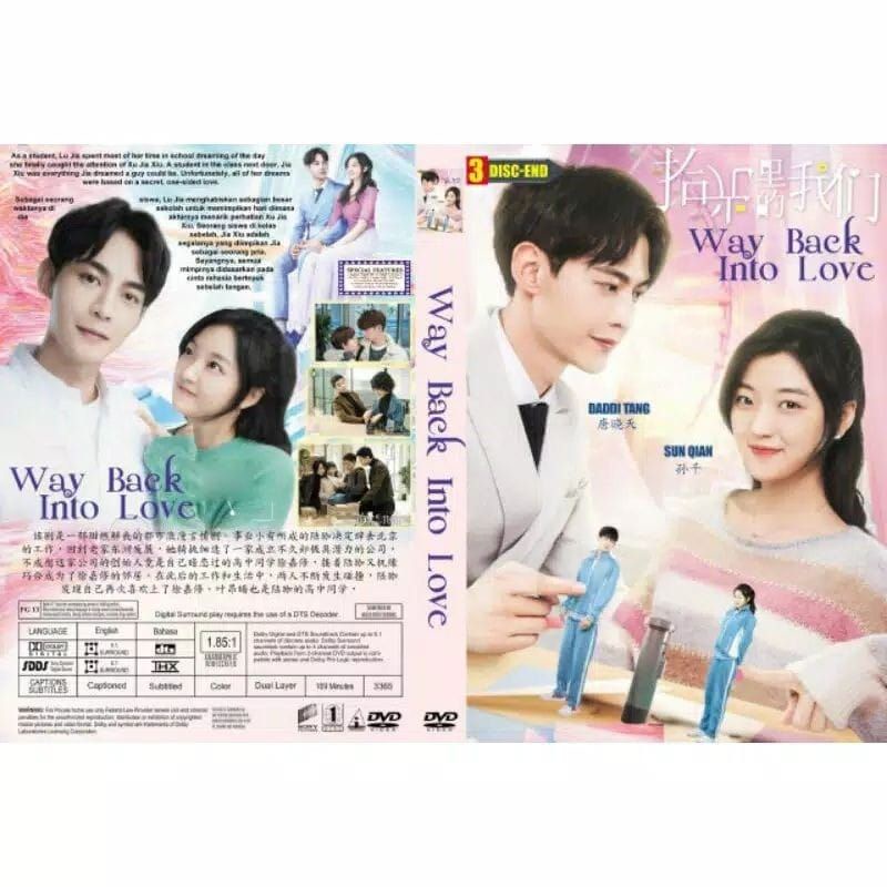 KASET DRAMA MANDARIN " WAY BACK INTO LOVE " ( 3 DISC )