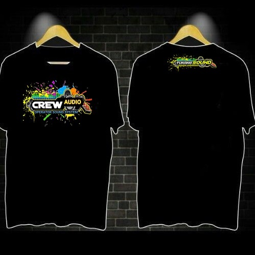 KAOS AUDIO SOUND SYSTEM CREW BAJU ' ' 'CREW OPERATOR RAINBOW ' ' '' MURAH VIRAL GROSIR kaos ada hita
