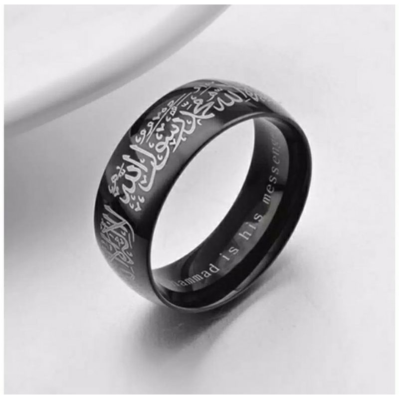 cincin TAUHID titanium hitam