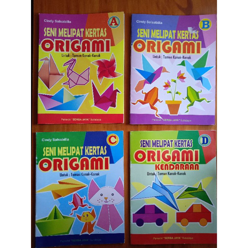 

Seni melipat kertas ORIGAMI SERI ( A B C D)