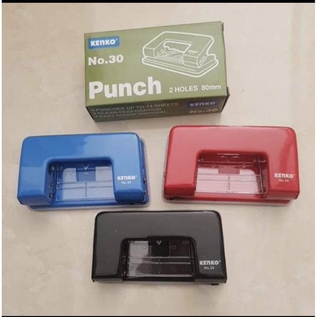 Jual kenko hole punch no 30 pembolong kertas Indonesia