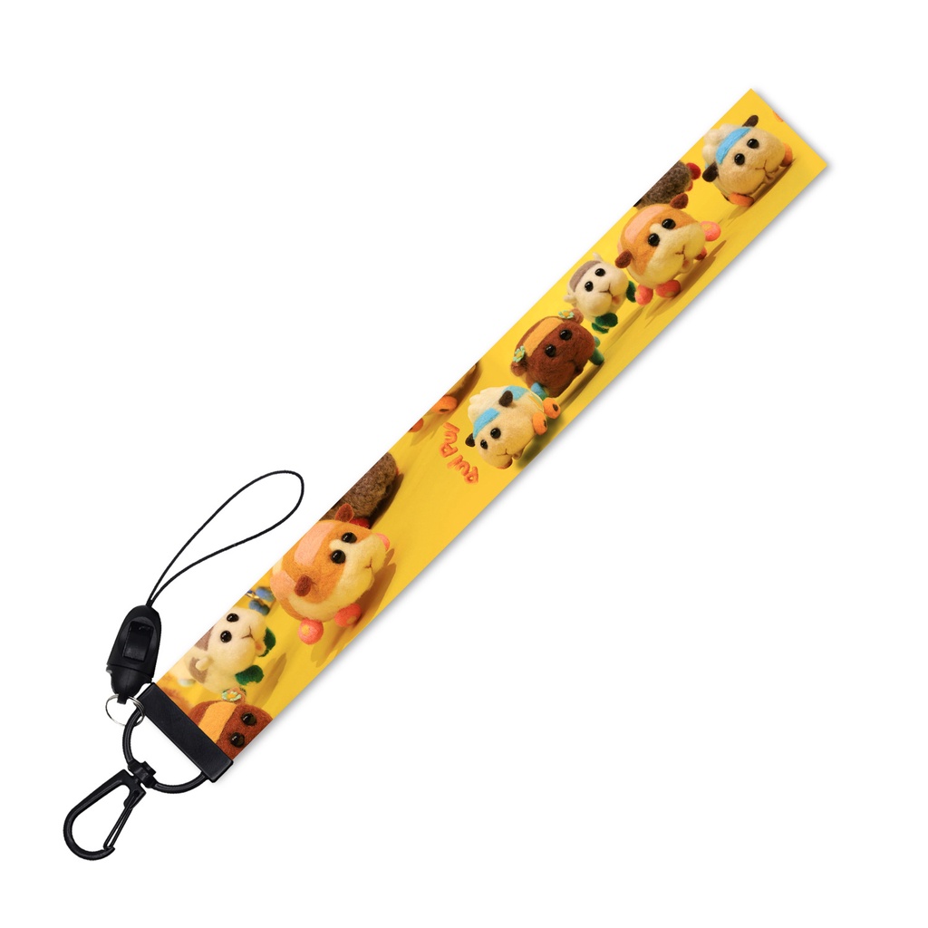 Pui PUI lanyard detachable Motif Babi guinea Untuk Mobil