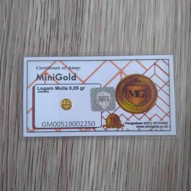 Mini gold 0,05 gram