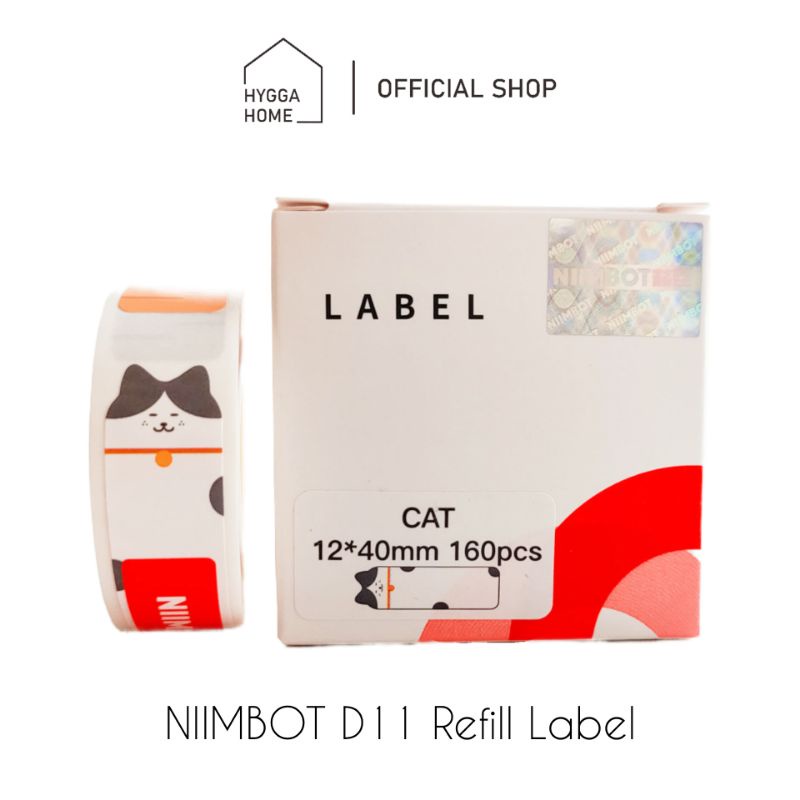 

Hygga Home Niimbot D11 Thermal Printer LABEL Roll/ Refill Label