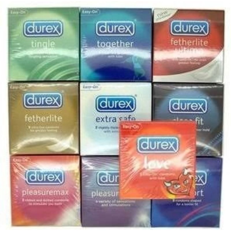 Kondom Durex Premium Love Close Fit Performa Fetherlite Invisible Extra Safe PleasureMax