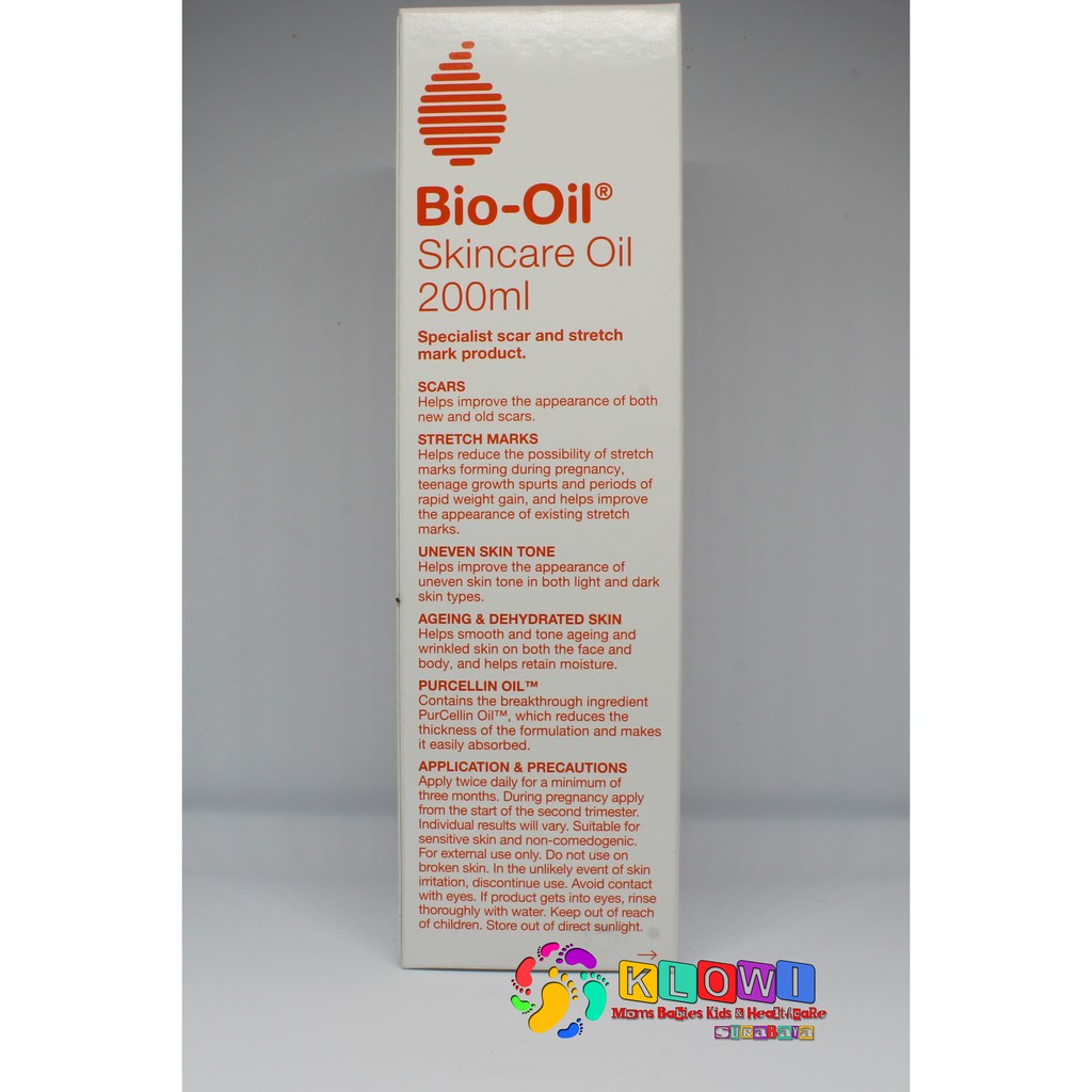 Bio Oil 200Ml, Penghilang Bekas Luka, Bekas Jerawat, Kulit Kecang mulus kembali 100% Original