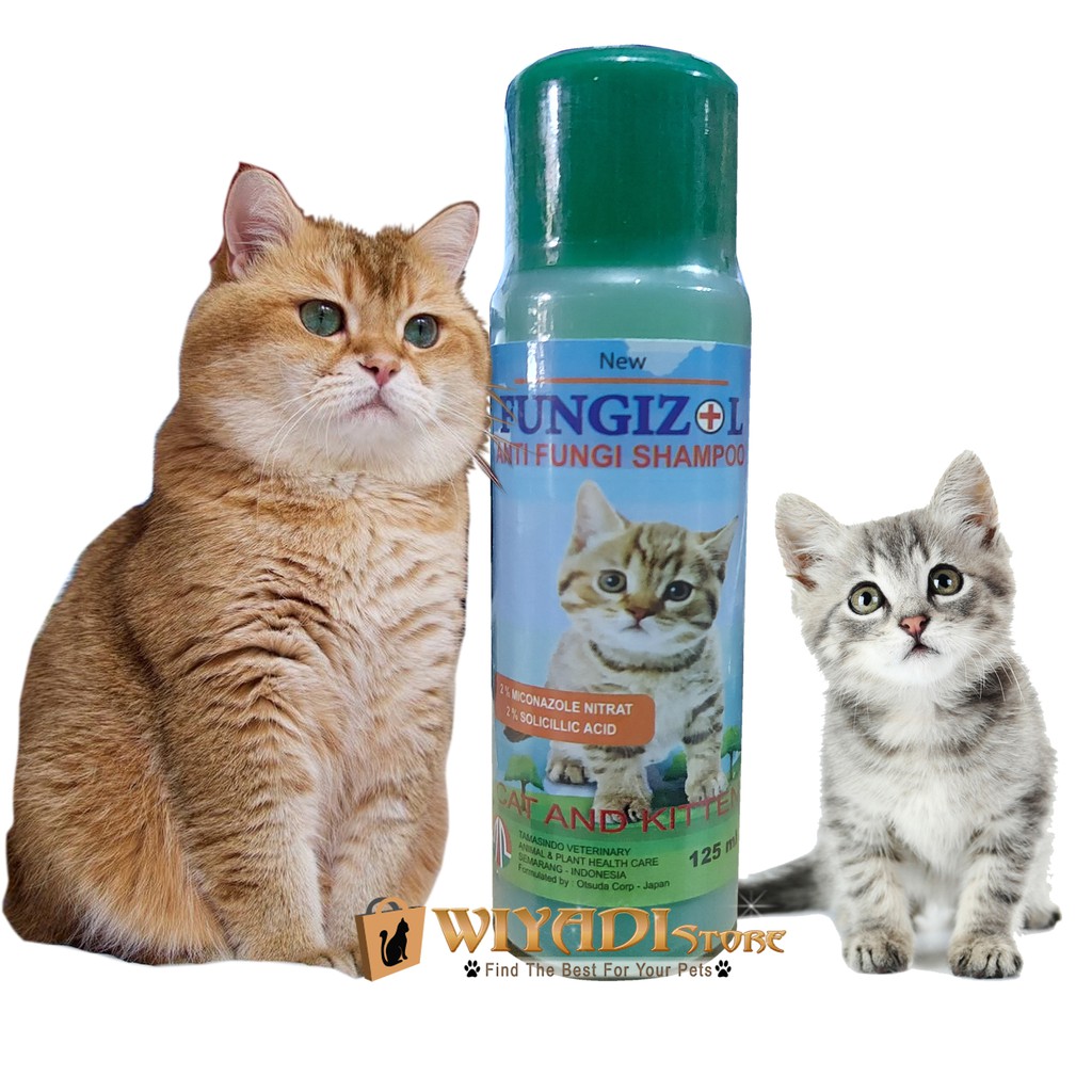 Cat Shampoo Fungizol 125ml - Sampo Kucing dan Anak kucing  Kutu Tic &amp; Flea Menghaluskan bulu