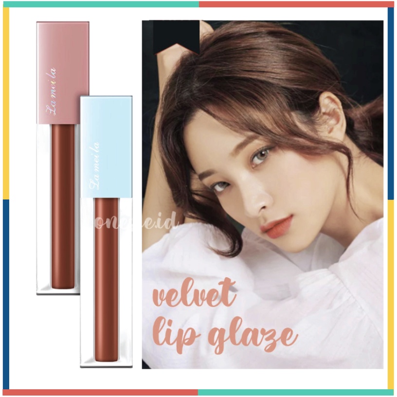 LAMEILA Velvet Lip Glaze Lipstik Pelembab Lipstick LA061