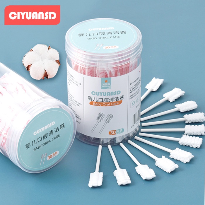 Ciyuansd Baby ORAL CARE /Kasa Stick Pembersih Lidah Bayi ISI 30PCS