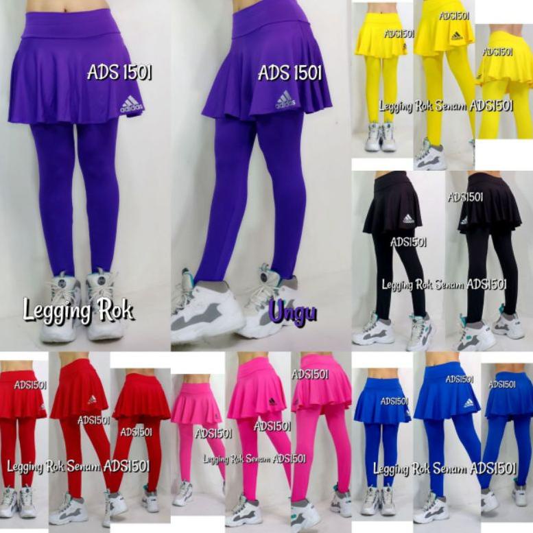 [KODE 7ZMHM] Legging Rok Senam Aerobik ADS1501 Aerobic Gym Zumba Gowes Sepedaan Bike Dance
