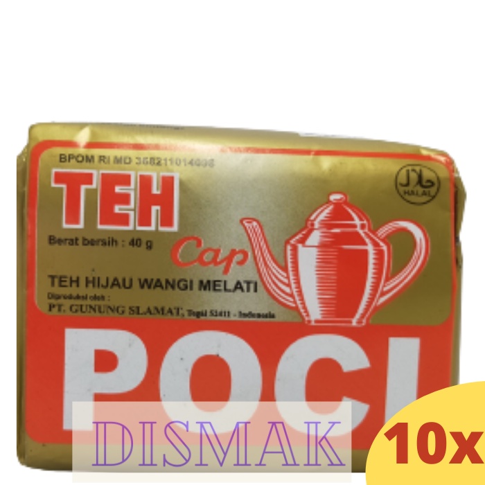 Teh Poci Gold 10 pcs @ 40gram