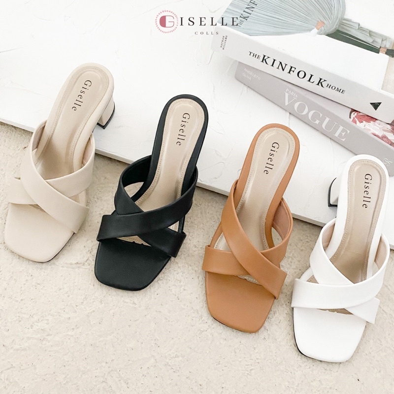Giselle Colls - Maria Sandal Heels Wanita 5 cm