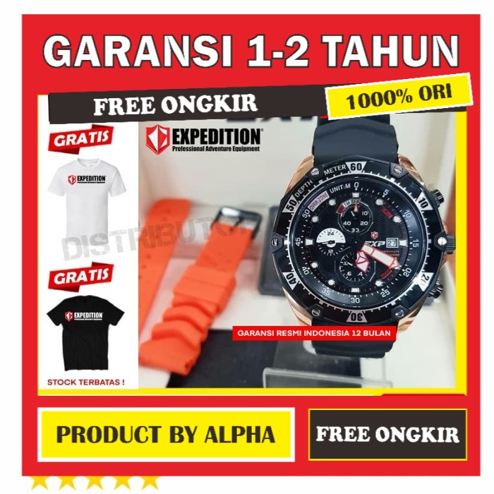 JAM TANGAN ORIGINAL EXPEDITION E3007M E3007 E 3007 GARANSI RESMI ORI PRIA COWOK COWO LAKI LAKI2