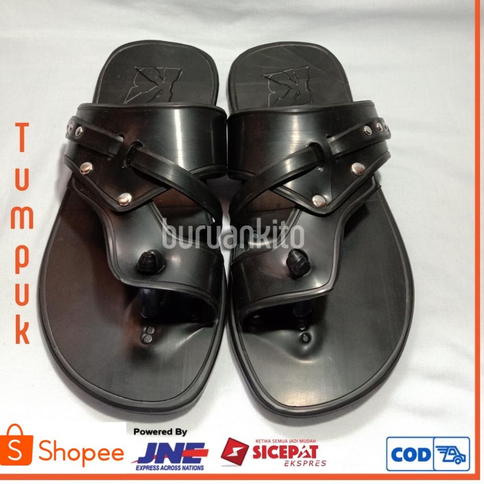 [KODE HYIR7] Sandal / sandal pria / Sandal Jepit Terompah zaman dahulu (bahan KARET BAN BEKAS) model