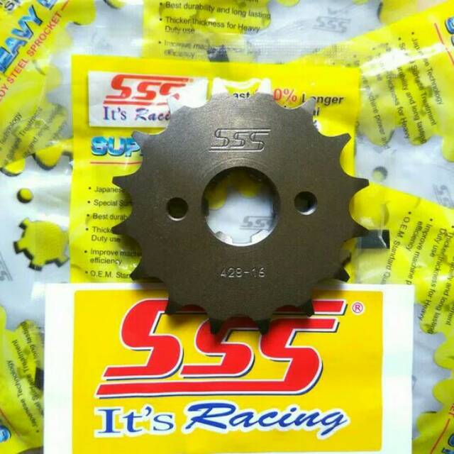 Gear ger gir depan ORIGINAL SSS 428 GL PRO CB VERZA TIGER SONIC 150 CS1 CS 1 CBR 150 CB150R CBR150