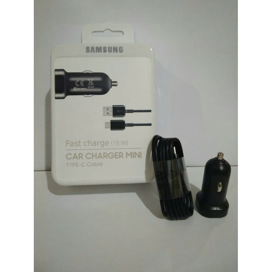 Charger Mobil Samsung Type C 18W Original Fast Charging
