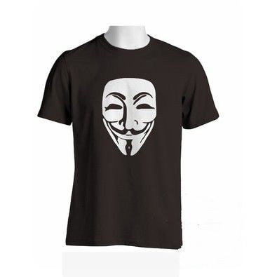 Kaos Distro Tshirt Anonymous Face