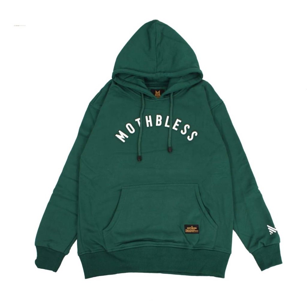 Hoodie Mothbless Genial Premium green Bottle