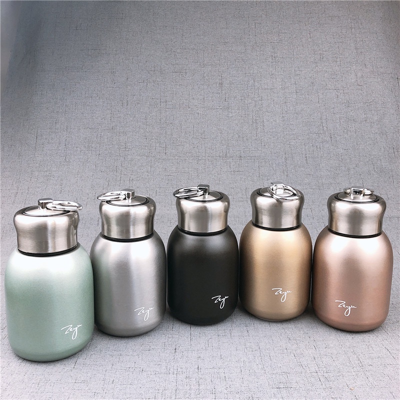 Botol Minum Thermos Vacuum Kopi Mini Portable 300ml Untuk Travel