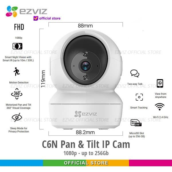 Ezviz C6N CCTV Camera 1080P Garansi Resmi