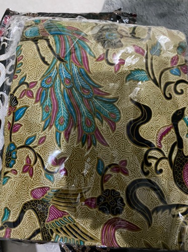 Tey-17 Batik Wanita Asj Sa Hrb026 Kenongo Kemeja Tosca Pendek