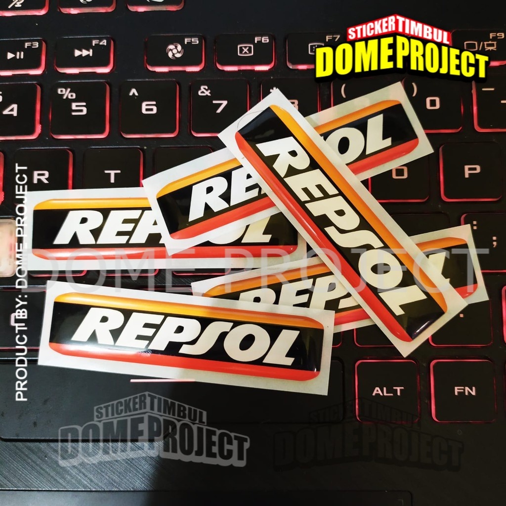 STIKER MOTOR HONDA EMBLEM TIMBUL ESP 3D LOGO REPSOL BOX FILTER VARIO BEAT SCOOPY PCX AKSESORIS AESTHETIC KEREN