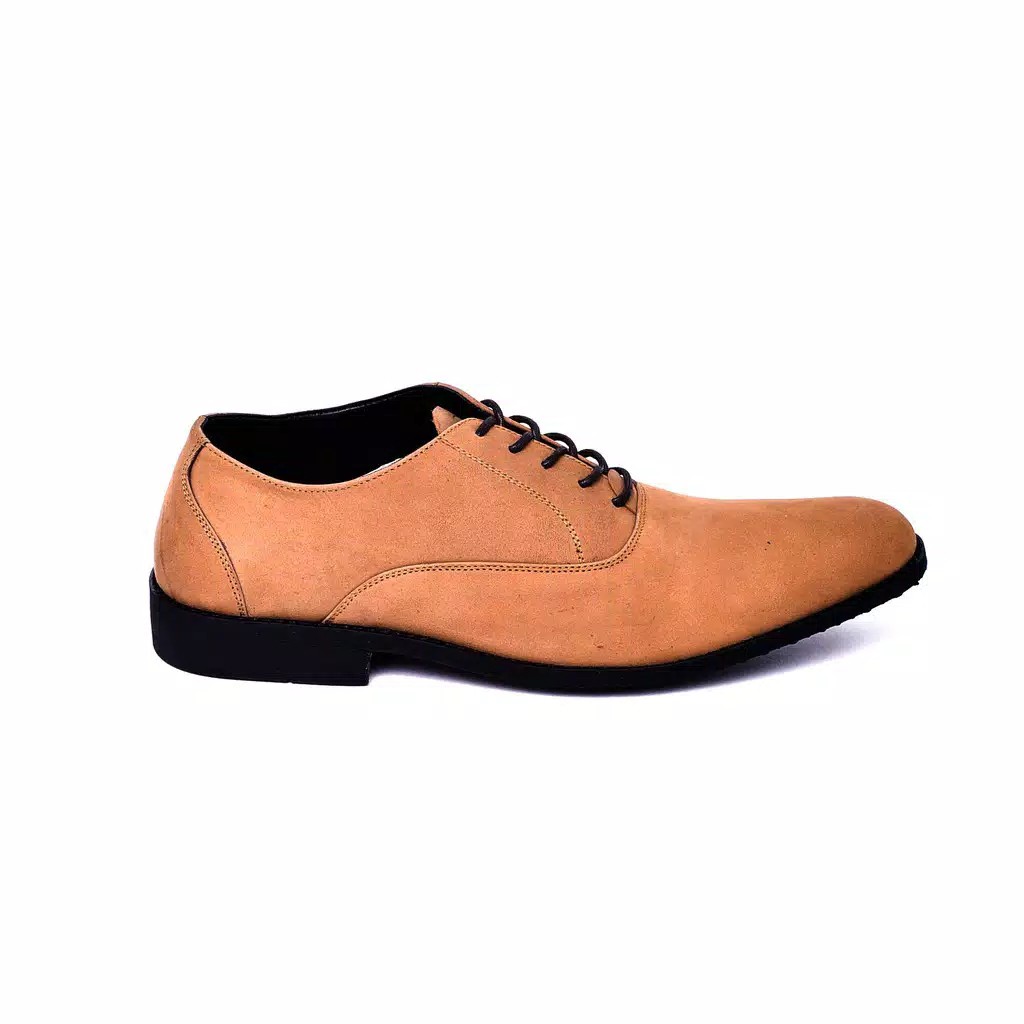 OXFORD CAMEL |FORIND x Greata| Sepatu Kulit Asli Formal Vintage Klasik Pria/Cowo/Men Classy Footwear