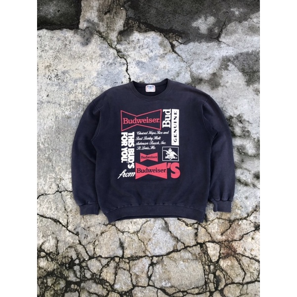 Crewneck budweiser second (bonus polo shirt)