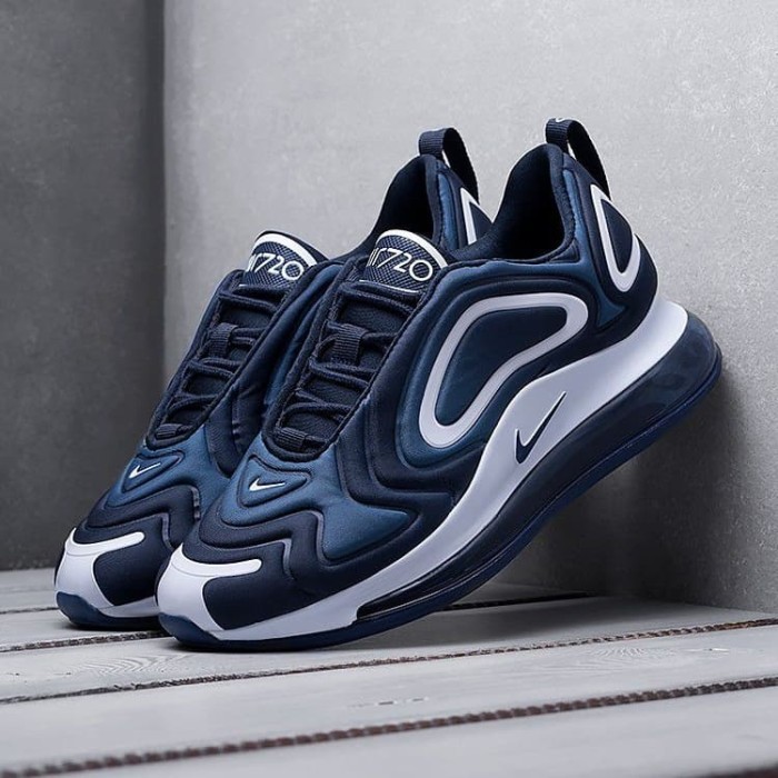 PUSAT SEPATU NIKE AIR MAX 720 NAVY WHITE AIRMAX 720 NAVY WHITE SNEAKERS ORIGINAL