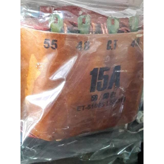 Trafo ERA 15a ct 55v tembaga murni original