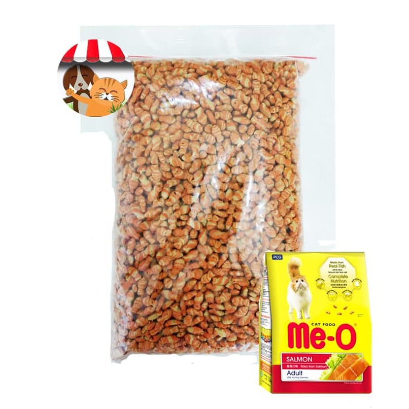 Meo Salmon repack 1kg - Makanan Kucing Dewasa Me-O