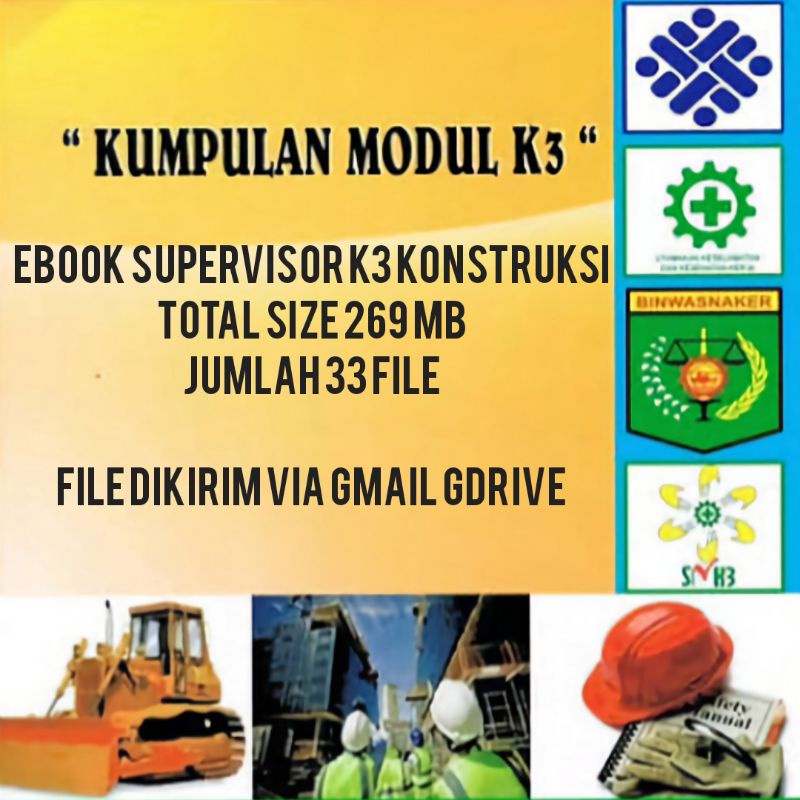 Jual File Modul Pelatihan K3 Konstruksi Terlengkap Dan Termurah Shopee Indonesia 3306