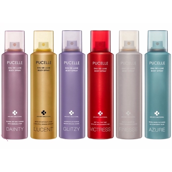 Pucelle EDL Body Spray / Eau De Luxe Body Spray / Lucent New!