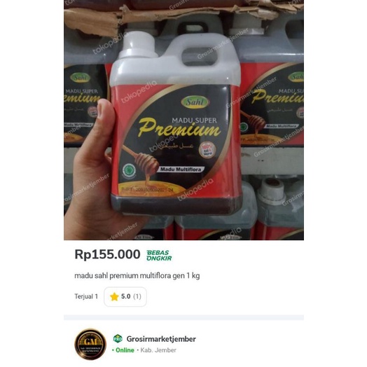 

madu asli sanad Sahl attiin multiflora premium