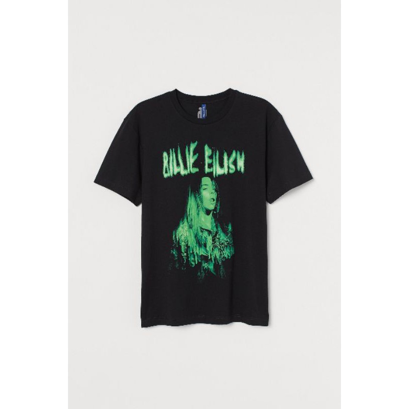 Kaos H&M Billie Eilish Divided Original
