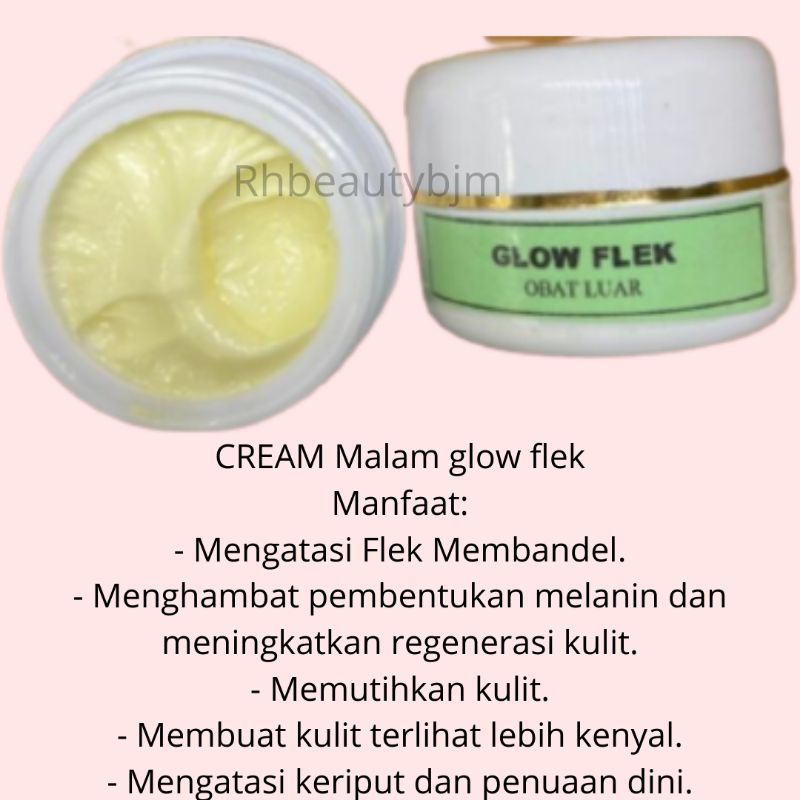 ‼️READY‼️CREAM GLOW FLEK / MENGHILANGKAN FLEK DI WAJAH /CREAM MALAM FLEK