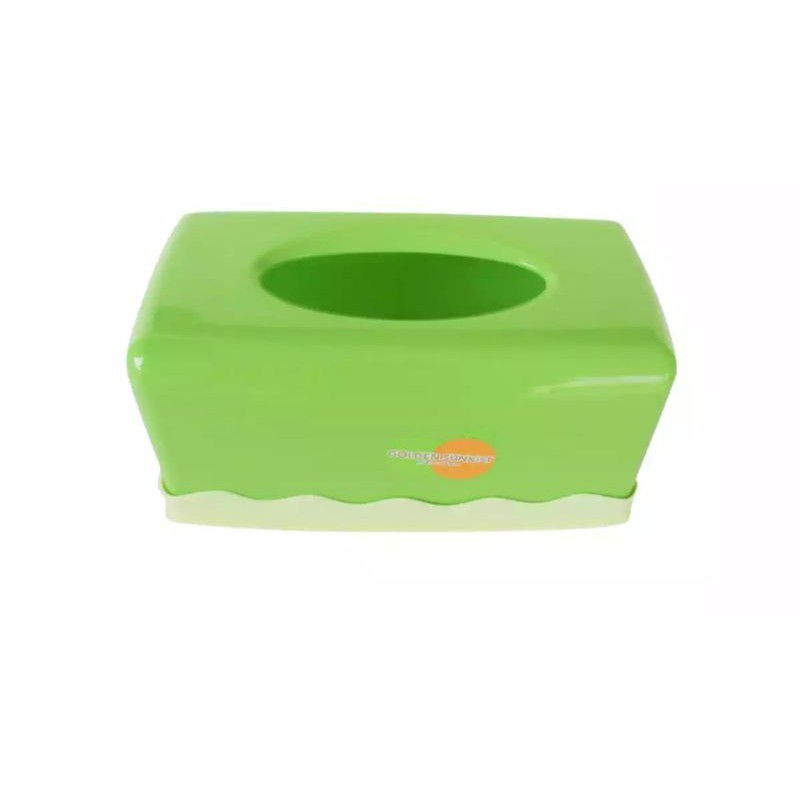 Tempat Tissue Segi TT 1061 Golden Sunkist - Hijau