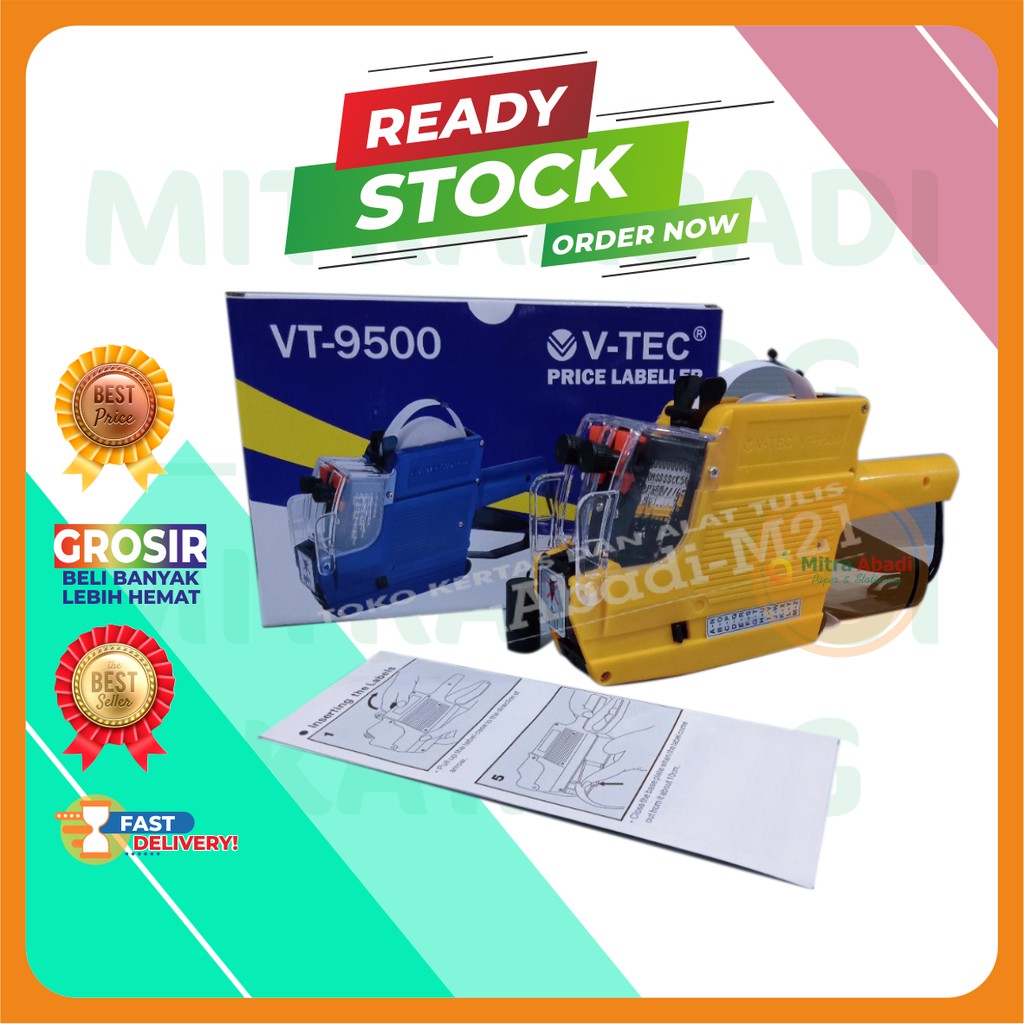 

PRICE LABEL VTEC VT9500(ANGKA+HURUF)